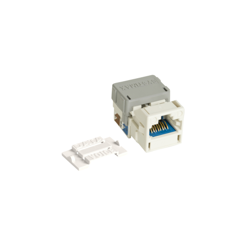 CommScope GigaSPEED X10D® M-Series Jack Modular RJ45 Cat 6A – Sin Blindaje – Blanco (MGS600)