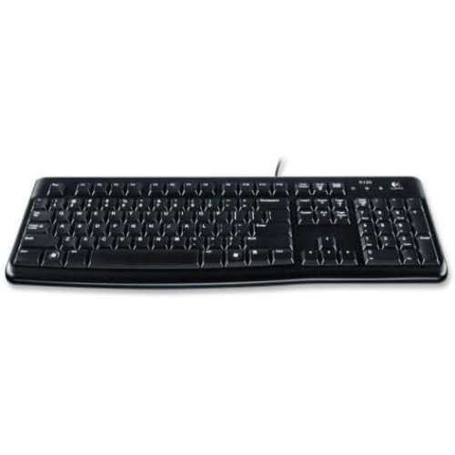 TECLADO LOGITECH K120 NEGRO ALAMBRICO USB PC