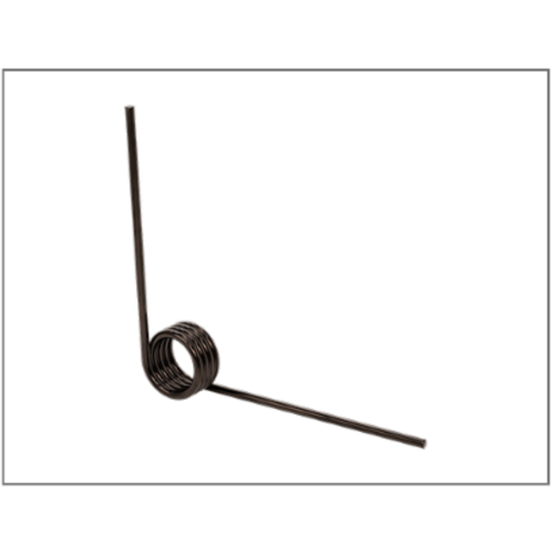 Resorte de torsión Bobina izquierda de 90 grados, 1,102" de diámetro exterior, 4,25 bobinas